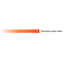 Industrial Chemicals, Ashfords Dictionary, Chemical Name Index