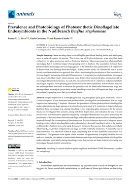 Prevalence and Photobiology of Photosynthetic Dinoflagellate