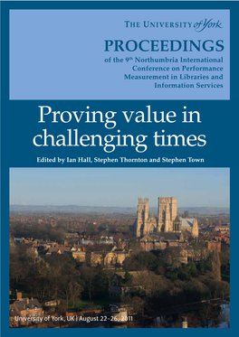 Proceedings of the 9Th Northumbria International Conference