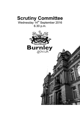 Scrutiny Committee Wednesday 14Th September 2016 6.30 P.M