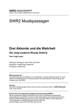 SWR2 Musikpassagen