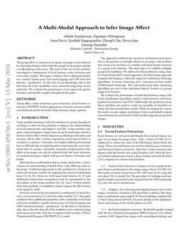 A Multi-Modal Approach to Infer Image Affect