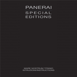 Panerai S P E C I a L Editions