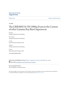 The GRB 060218/SN 2006Aj Event in the Context of Other Gamma-Ray Burst Supernovae P