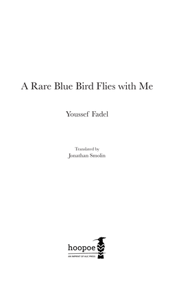 Try a Rare Blue Bird Flies with Me Read an Extract
