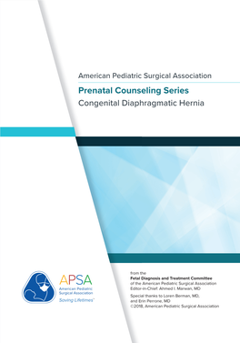 Congenital Diaphragmatic Hernia