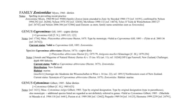 Zeniontidae Myers, 1960 - Dories Notes: Spelling in Prevailing Recent Practice Zeniontidae Myers, 1960:90 [Ref