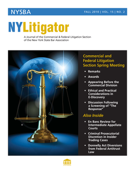 Nysba Fall 2010 | Vol