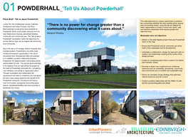 01POWDERHALL 'Tell Us About Powderhall'