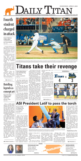 Titans Take Their Revenge Fullerton Apartment Complex