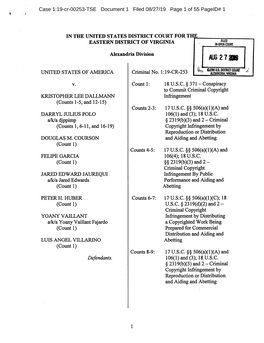 Counts 2-3: 17 USC §§ 506(A)(1)(A) and § 2319(B)