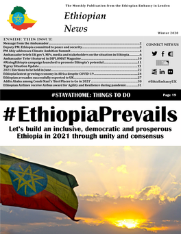 Ethiopian News Message from the Ambassador