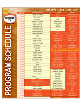 Antenna TV Fall 2021 Progra