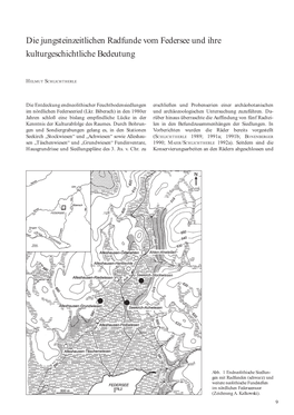 Die Jungsteinzeitlichen Radfunde Vom Federsee Und Ihre Kulturgeschichtliche Bedeutung