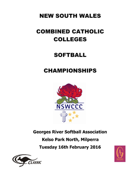 New South Wales Combined Catholic Colleges Softball