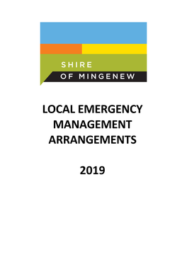 Local Emergency Management Arrangements 2019