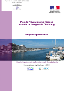 Rapport De Présentation Du PPRN De La Région De Cherbourg