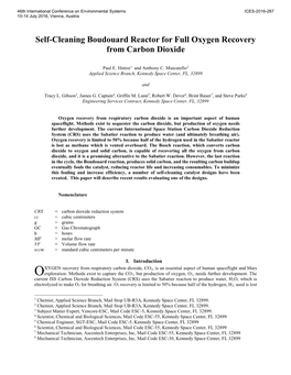 Self-Cleaning Boudouard Reactor for Full Oxygen Recovery from Carbon Dioxide