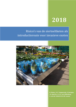 Risico's Van De Sierteeltketen Als Introductieroute