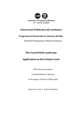 The Coastal Risk Landscape Application on the Catalan Coast