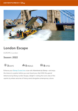 LONDON ESCAPE Europe | London