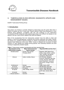 Transmissible Diseases Handbook