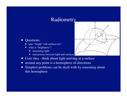 Radiometry.Pdf