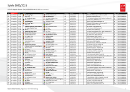 Spiele 2020/2021