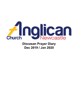 Diocesan Prayer Diary Dec 2019 / Jan 2020