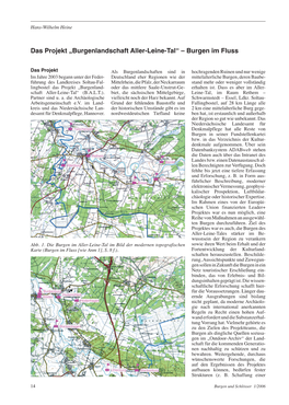 Das Projekt „Burgenlandschaft Aller-Leine-Tal“ – Burgen Im Fluss