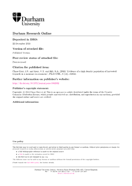 13 Version of Attached Le: Published Version Peer-Review Status of Attached Le: Peer-Reviewed Citation for Published Item: Chase Grey, J.N