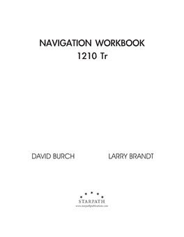 NAVIGATION WORKBOOK 1210 Tr