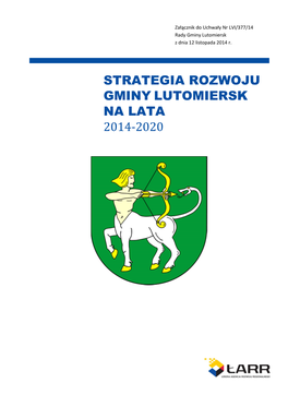 Strategia Rozwoju Gminy Lutomiersk Na Lata 2014-2020