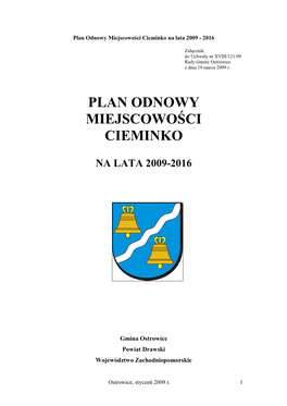 Plan Odnowy Miejscowości Cieminko