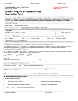 National Register of Historic Places Registration Form