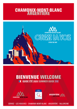 Bienvenue Welcome Guide Été 2020 Summer Guide