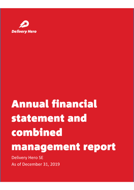 Annual Financial Statement and Combined Management Report 5 I ^ !  5  Ε