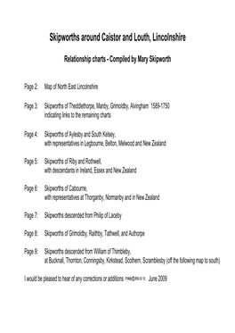 Skipworths Around Caistor and Louth, Lincolnshire