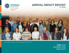 FY2016 Annual Impact Report
