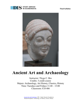 Ancient Art and Archaeology