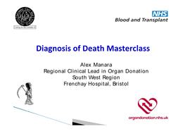 Diagnosis of Death Masterclass