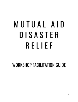 Workshop Facilitation Guide