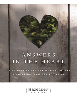 Answers in the Heart: Daily Meditations for Men and Women Recovering from Sex Addiction