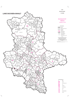LAND SACHSEN-ANHALT 1 : 300 000 Aland 1423 Hansestadt Zehrental 895 Seehausen (Altmark) 4971