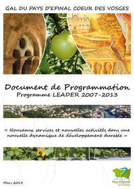 Programmation Du GAL D'epinal