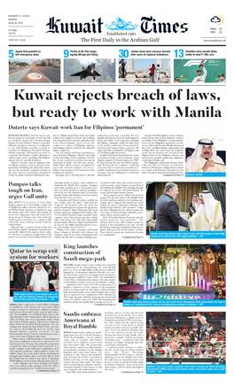 Kuwaittimes 30-4-2018.Qxp Layout 1