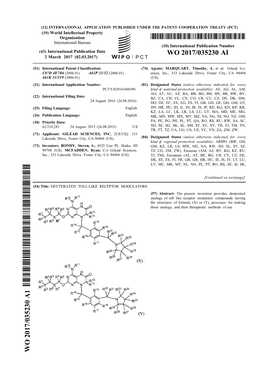 WO 2017/035230 Al 2 March 2017 (02.03.2017) P O P C T