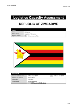 Logistics Capacity Assessment