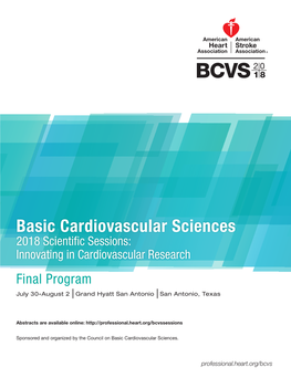 Basic Cardiovascular Sciences