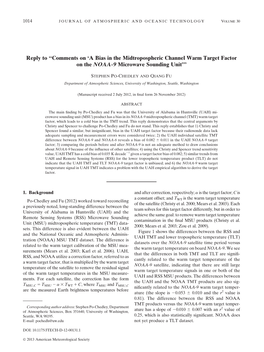 A Bias in the Midtropospheric Channel Warm Target Factor on the NOAA-9 Microwave Sounding Unit’’’